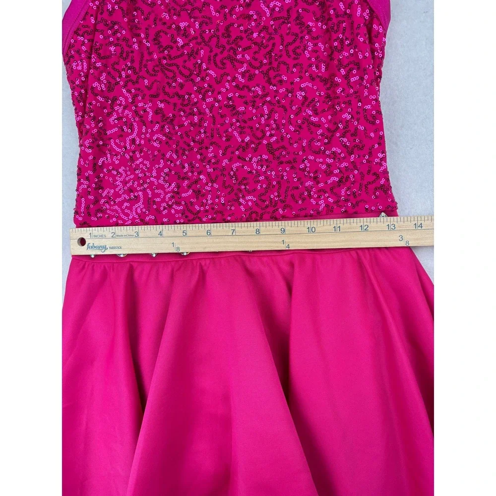Weissman Dance Dress Girls XLC Sequin Rhinestone Performance‎ Costume